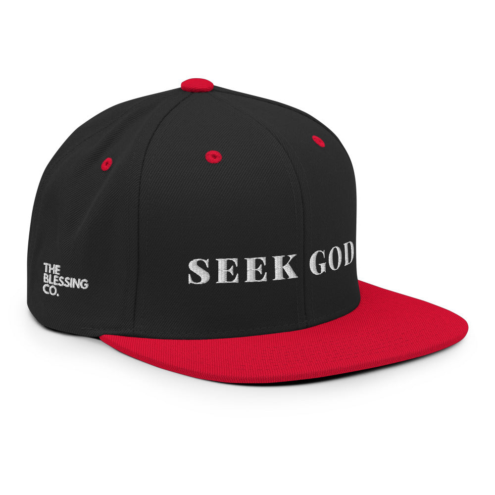 Seek God Snapback Hat The Blessing Company The Blessing Company Hats.