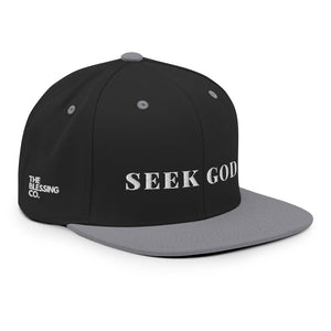 Seek God Snapback Hat The Blessing Company The Blessing Company Hats.