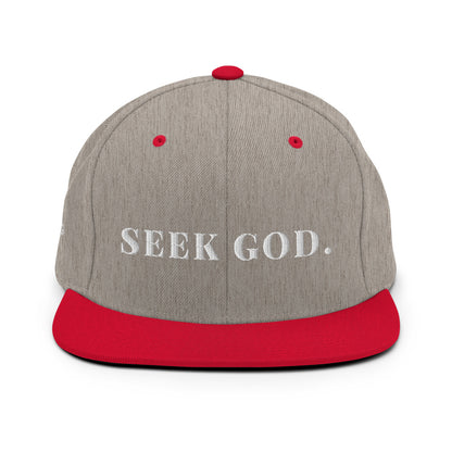 Seek God Snapback Hat The Blessing Company The Blessing Company Hats.