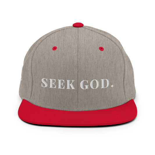 Seek God Snapback Hat The Blessing Company The Blessing Company Hats.