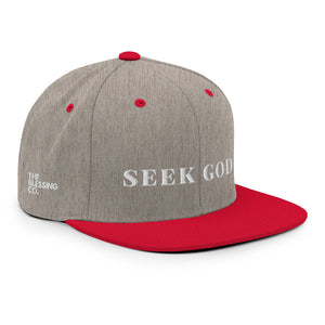 Seek God Snapback Hat The Blessing Company The Blessing Company Hats.