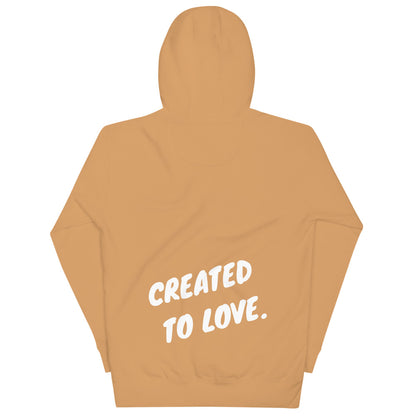 CREATED TO LOVE. Premium Unisex Hoodie