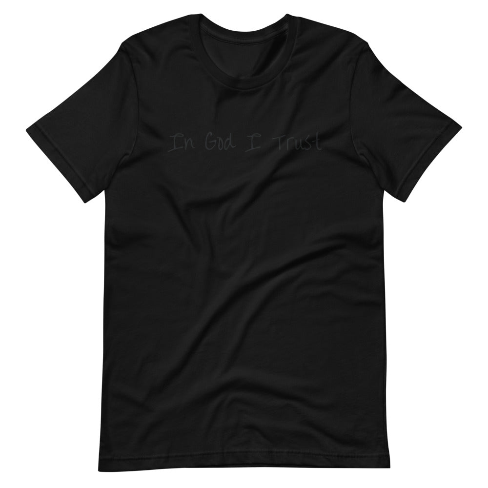 In God I Trust Black Unisex T-Shirt The Blessing Company The Blessing Company Shirts.
