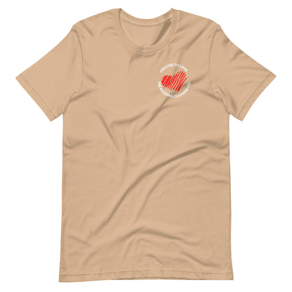 CREATED TO LOVE. Premium Unisex T-Shirt